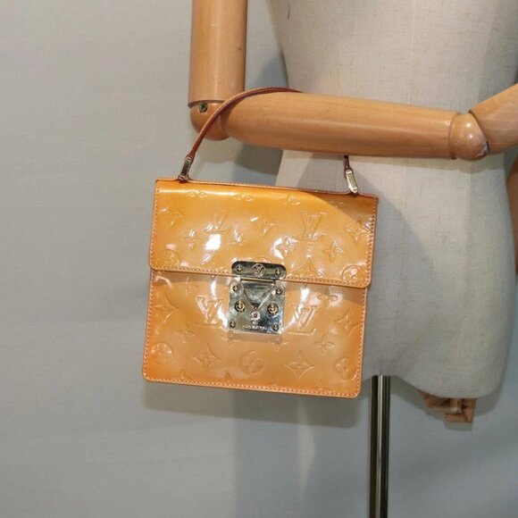 LOUIS VUITTON Vernis Spring Street Hand Bag Marshmallow Pink - Picture 1 of 16